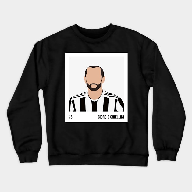 Giorgio Chiellini Minimalistic Camera Film Crewneck Sweatshirt by GotchaFace